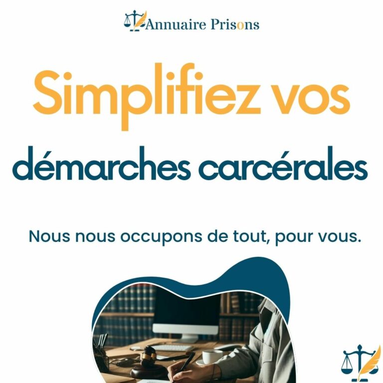 simplifiez démarches carcérales