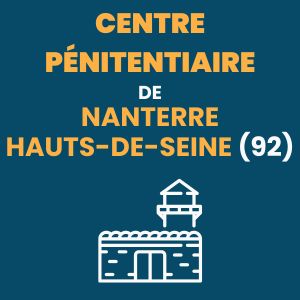 Nanterre-Hauts-de-Seine centre pénitentiaire prison