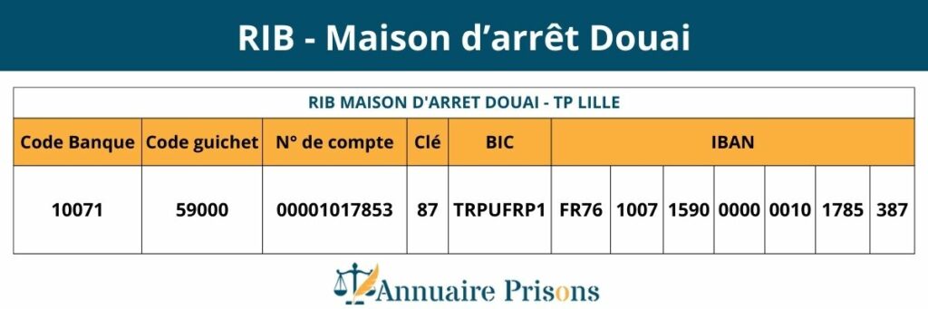 RIB prison Douai