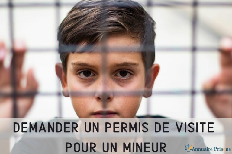 demande permis de visite pour mineur