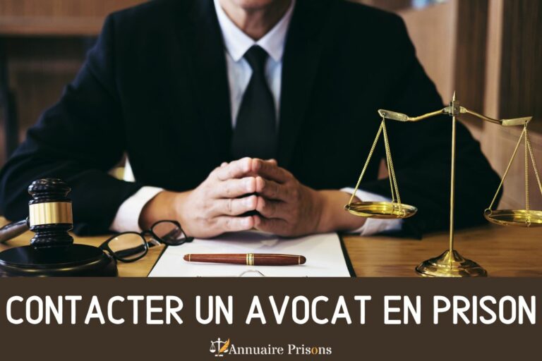 contacter un avocat en prison