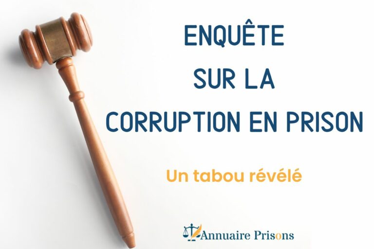 enquête corruption prison