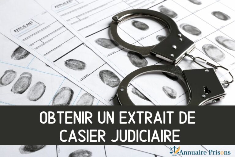 demande extrait casier judiciaire