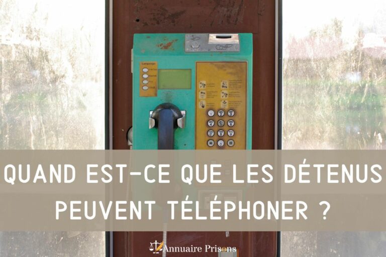 telephone détenus