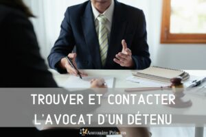 contacter l'avocat d'un détenu