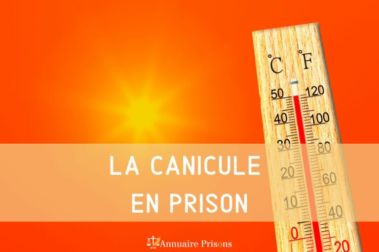 canicule en prison