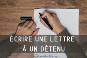 écrire lettre à un détenu