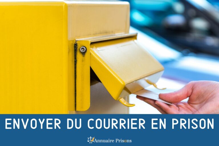 Envoyer du courrier en prison