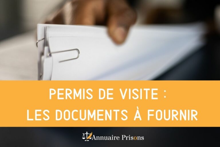 permis de visite documents à fournir