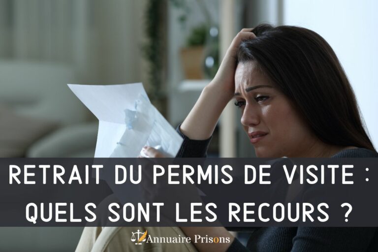 retrait du permis de visite : les recours