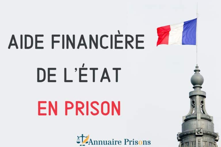 Aide financière de l'Etat en prison