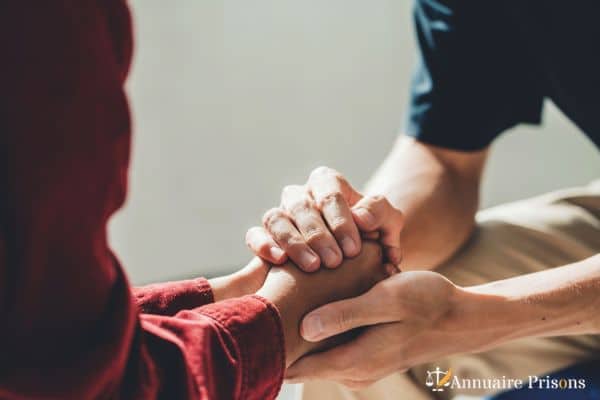 réconfort pendant un parloir