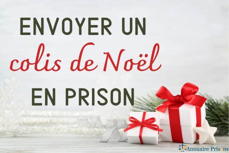 envoyer un colis de Noël en prison