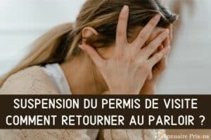 suspension permis de visite