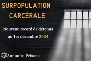 chiffres de la surpopulation carcérale en décembre 2024